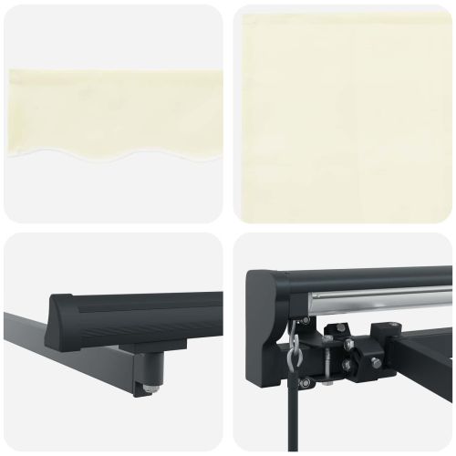 Сгъваем навес Крем 300 x 250 cm Полиестер и алуминий