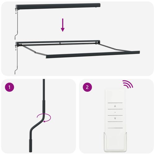 Сенник Многоцветен 350 x 250 x 165 см Полиестер и алуминий