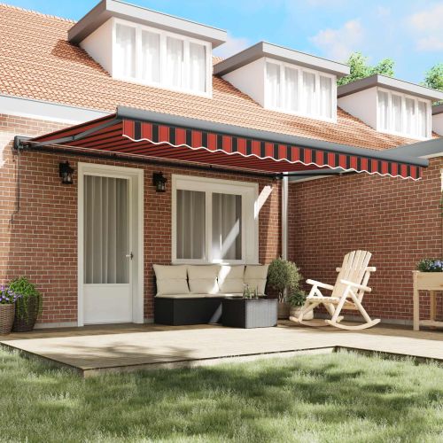 Сенник Оранжево и кафяво 450 x 300 x 165 см