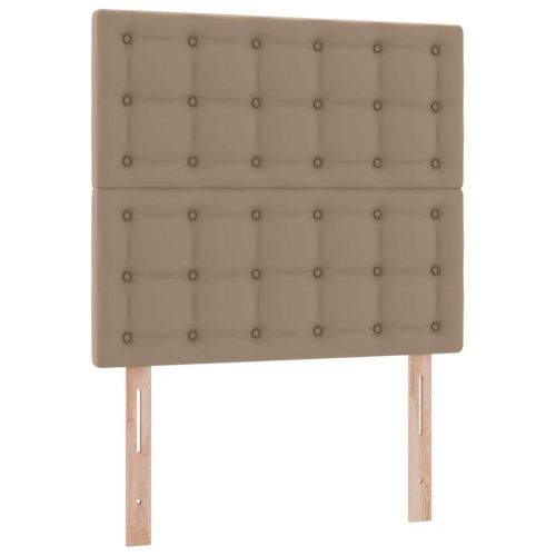 Легло с място за съхранение Капучино 90 x 190 cm Изкуствена