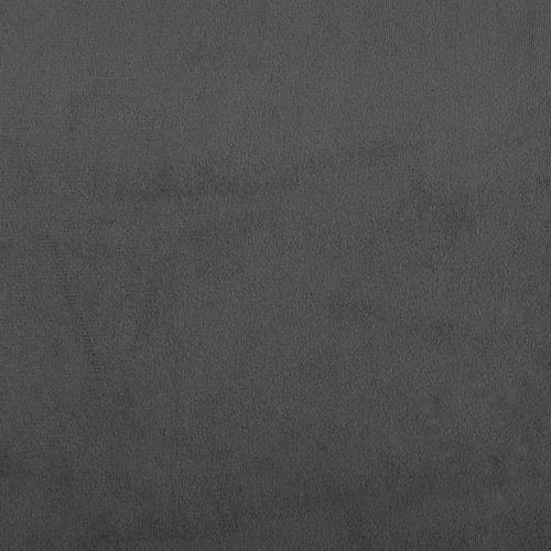 2-местно разтегателно канапе с две възглавници тъмносиво кадифе