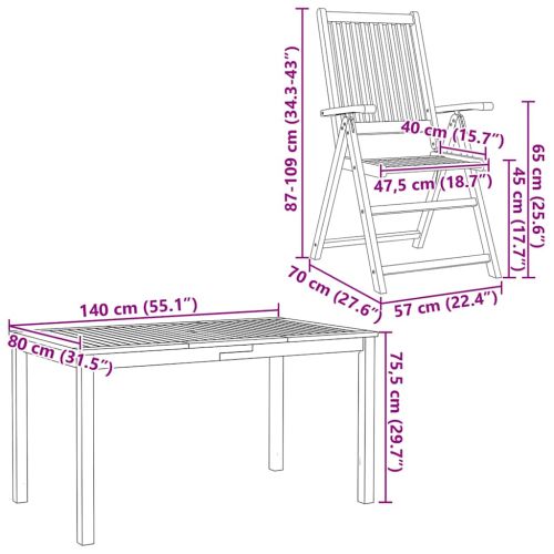 Комплект за хранене в градината 7 pcs Кафяво