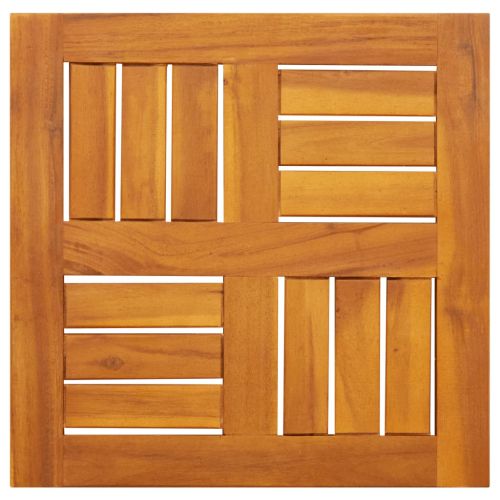 Плот за маса, 40x40x2 см, квадратен, акациево дърво масив