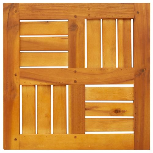 Плот за маса, 40x40x2 см, квадратен, акациево дърво масив