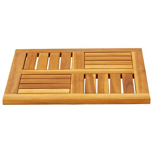 Плот за маса, 50x50x2 см, квадратен, акациево дърво масив