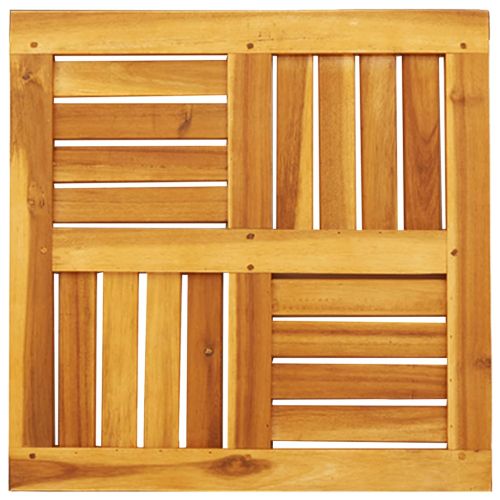 Плот за маса, 50x50x2 см, квадратен, акациево дърво масив