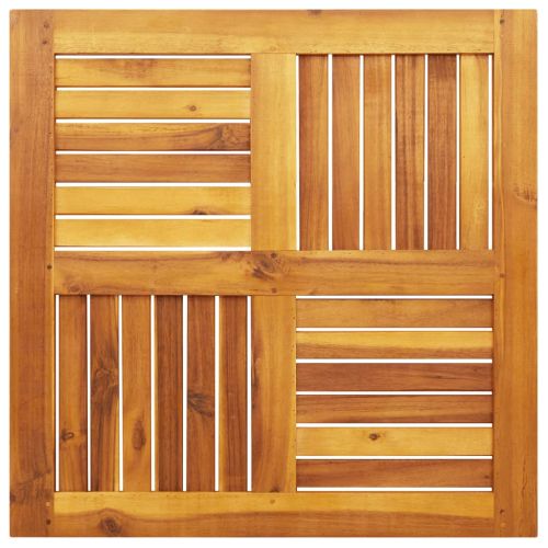 Плот за маса, 70x70x2 см, квадратен, акациево дърво масив