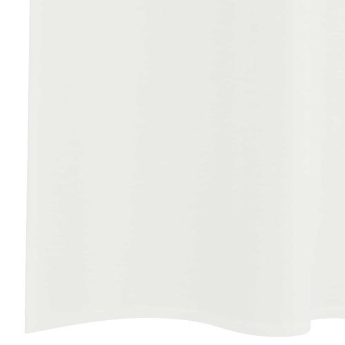 Пердета от воал с прът джобове, 2 бр, бяло