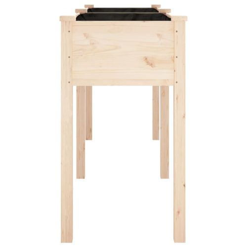 Саксия с вложка 161x45x76 см масивна ела