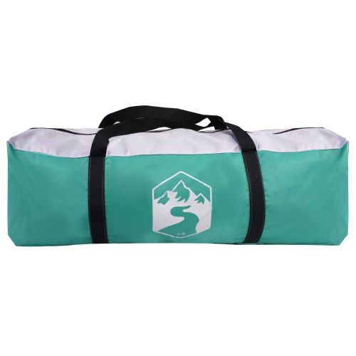 Дворен чадър полукола Синьо 538 x 440 x 204 см