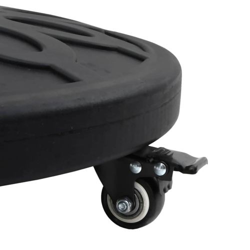 Основа за чадър Арт Деко Черно Ø 45 х 39,5 см Желязо