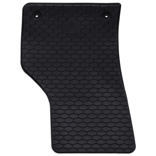 Автомобилен килим 4 pcs Черно Каучук