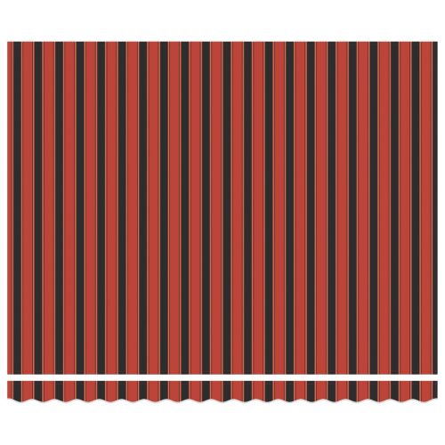 Сгъваем навес Червен и Черен 350 x 250 cm текстил