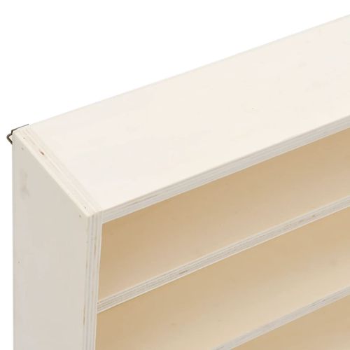 Дървена колекционерска витрина с 6 рафта 60x8,5x55 см