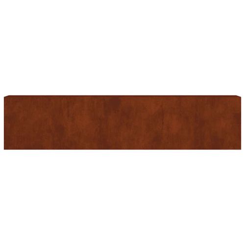 Градинска повдигната леха 360x40x80 см кортенова стомана