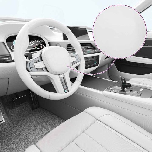 Фолиа за кола, 2 бр, 4D бели, 100x150 см