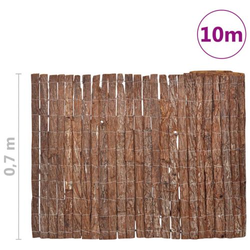 Ограда от дървесна кора, 1000x70 см