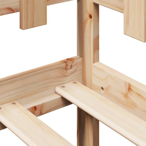 Дневно легло с чекмеджета, без матрак, 90x190 см, масивно дърво