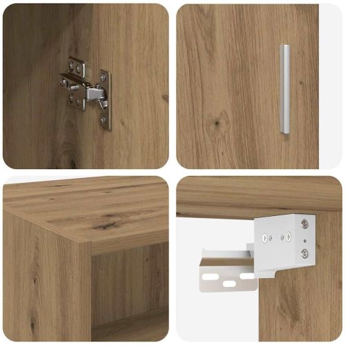 Шкаф за съхранение Дъб 80 x 42,5 x 225 см Инженерно дърво