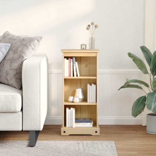 Етажерка за книги "Corona" 46x29x100 см масивно дърво бор