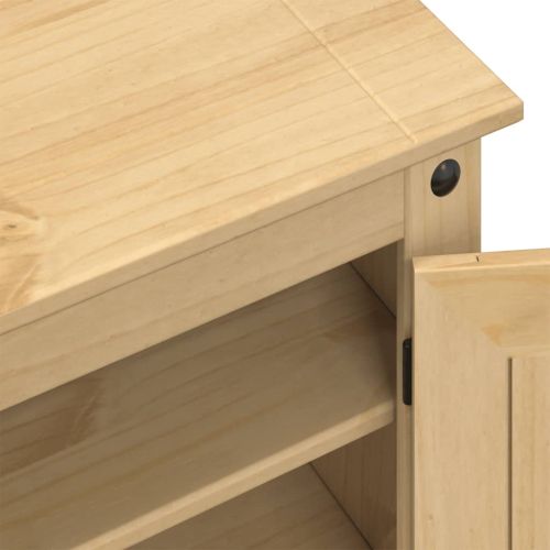 Шкаф за обувки "Corona" 86x38,5x108 см бор масив