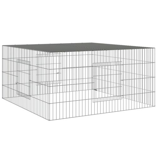 Клетка за зайци, 110x110x55 см, поцинковано желязо