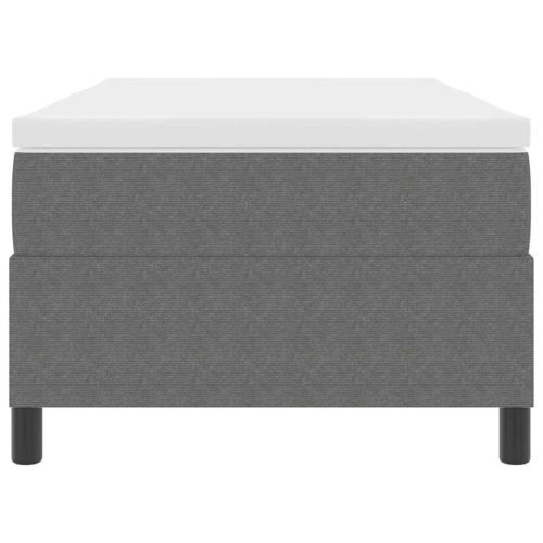 Легло с пружинирана основа Светлосив и бял 80 x 200 cm