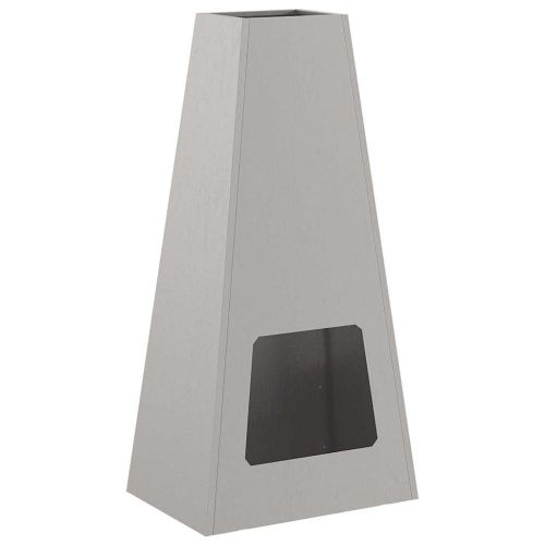 Огнище Кафяво 50 x 35 x 100 см Патинираща стомана