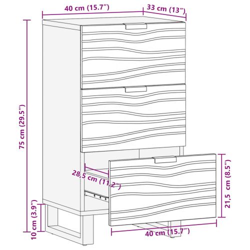 Шкафове и стелажи за съхранение на медии с чекмедже Бял и черен