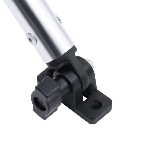 Тента за лодка, 4 дъги, нейви синя, 243x(230-244)x137 см