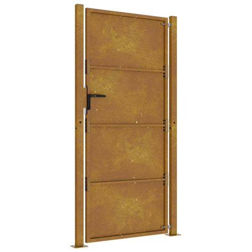 Градинска порта 100x175 см, кортенова стомана