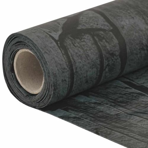 Параван за тераса каменeн зид сив 600x120 см PVC