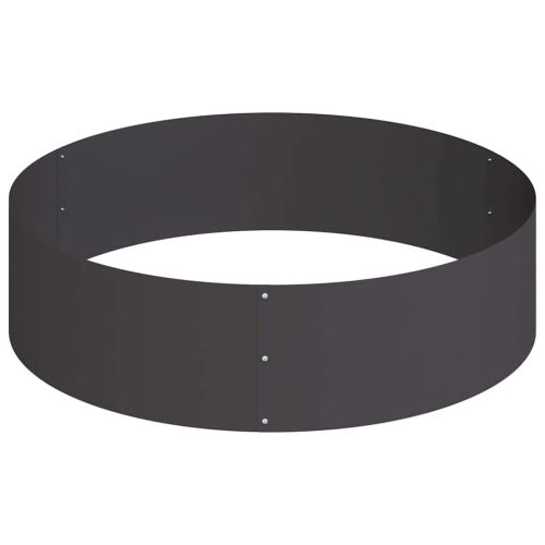 Градинска саксия Черно 120 x 120 x 20 см