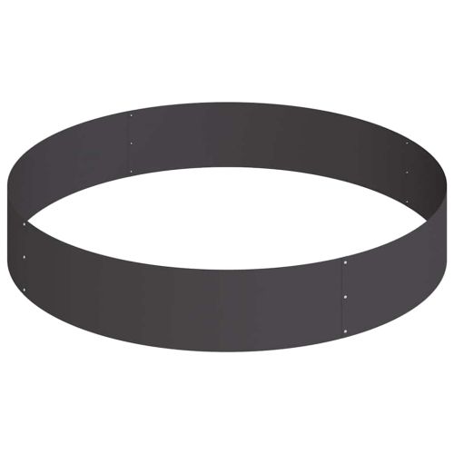 Градинска саксия Черно 120 x 120 x 20 см