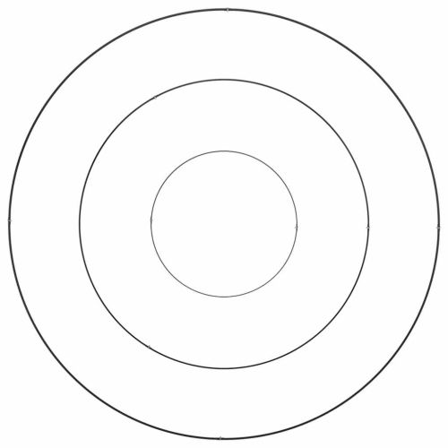 Градинска саксия Черно 120 x 120 x 20 см