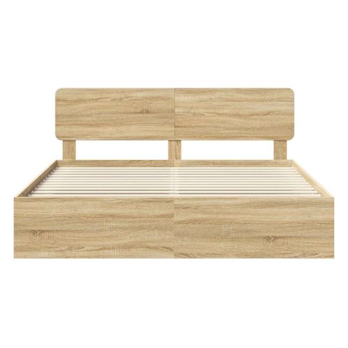 Рамка за легло Сонома 180 x 200 cm Солидно борово дърво