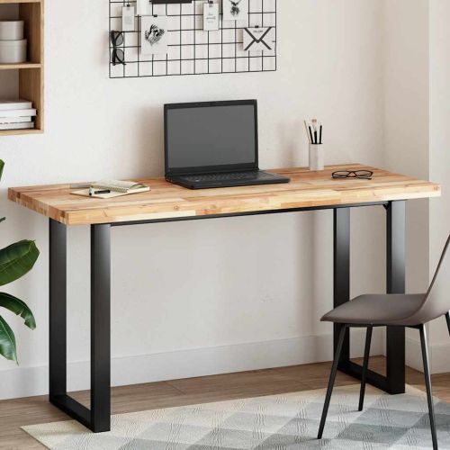 Плот за маса, правоъгълен, 120x60x4 см, акация масив