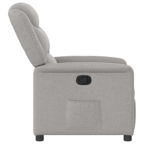 Recliner Chair Cloud Grey Fabric