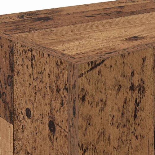 TV стенен шкаф Старо дърво 40,5x30x40см Инженерно дърво