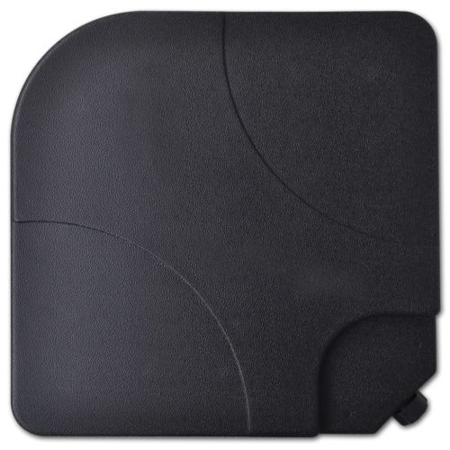 Алуминиев градински чадър с преносима основа, зелен