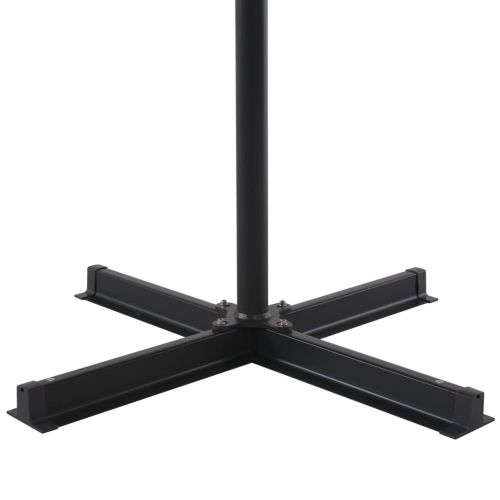 Градински чадър, с преносима основа, червен