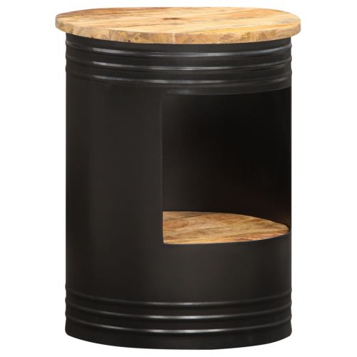 Маса за кафе, 43x55 см, масивно мангово дърво