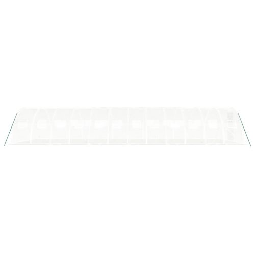 Оранжерия със стоманена рамка бяла 48 м² 12x4x2 м