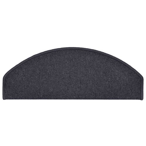 Изтривалки за стълби 15 бр. 65x24x4 см, тъмносиви и сини, полукръгли, големи