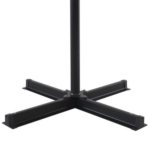 Градински чадър с алуминиев прът, 500 см, бордо