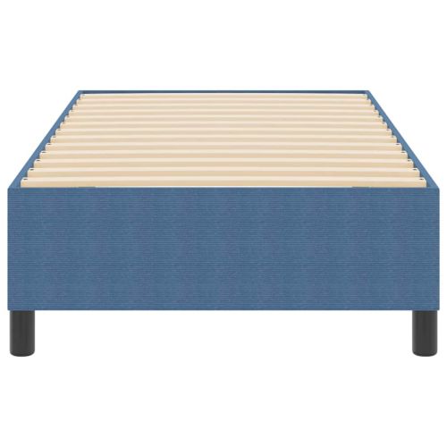 Платформено легло Синьо 90 x 190 cm текстил