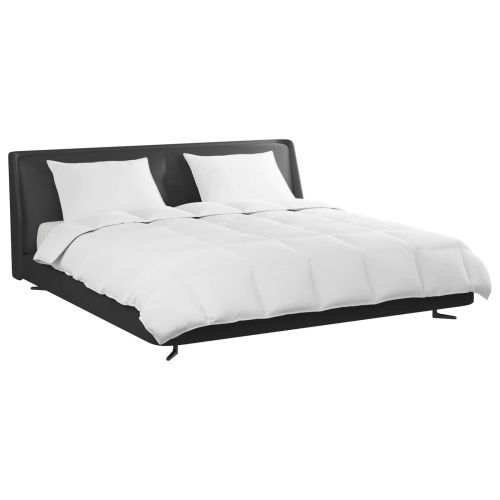 Комплект завивки с възглавница 3 pcs Бяло Пухени пера