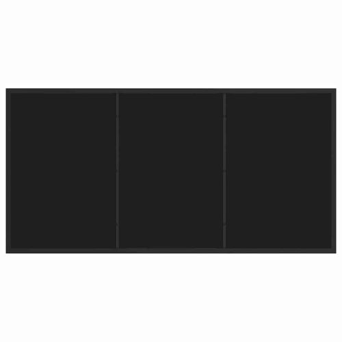 Комплект за хранене в градината 5 pcs Сив и черен Ратан