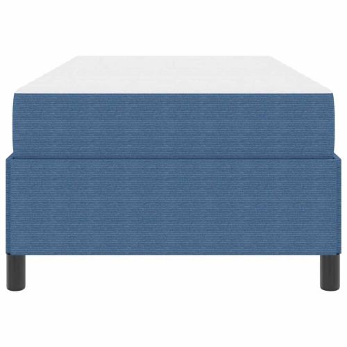Рамка за легло с матрак Синьо 90 x 190 cm текстил