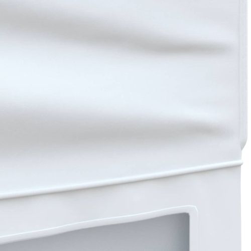 Сгъваема парти палатка със странични стени, бяла, 2x2 м